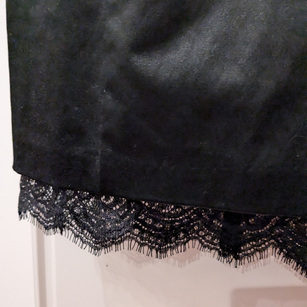Guess Black Dress : Satin And Lace - Picture 3 of 8